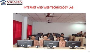INTERNET AND WEB TECHNOLOGY LAB
75
 