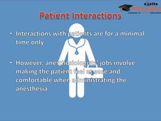 Why Become An Anesthesiologist Pptx
