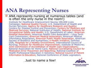 Why belong to ANA | PPT