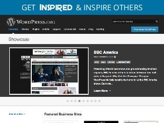 GET Inspired & INSPIRE OTHERS
 