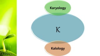 K
Karyology
Kalology
 