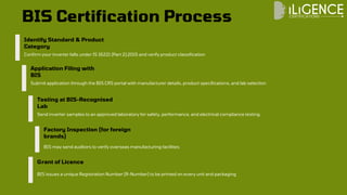 BIS Certifications for solar inverter | PDF