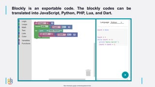 What is Blockly? | PPTX