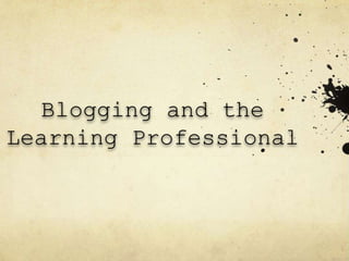 Why blogging still matters Slide 11