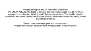 Why BOCW Compliance Is Key to Sustainable Construction Practices | PPTX