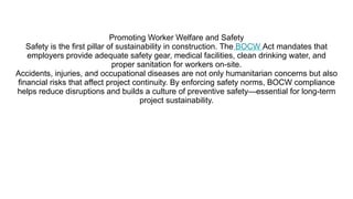 Why BOCW Compliance Is Key to Sustainable Construction Practices | PPTX