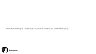Get	
  Ins(gated…	
  
Another	
  example	
  to	
  demonstrate	
  the	
  Power	
  of	
  brand	
  building	
  
 