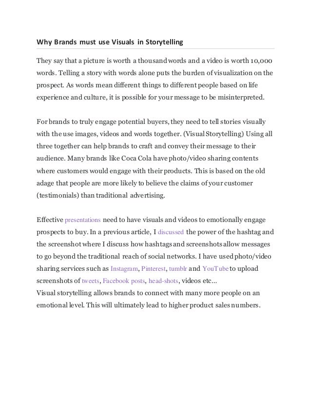 Storytelling in business presentations examples image