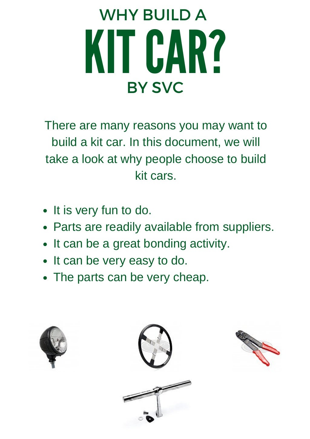 Why Build a Kit Car?