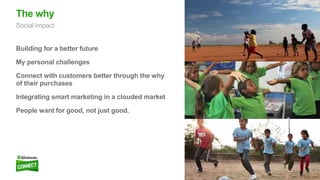 5
Building for a better future
My personal challenges
Connect with customers better through the why
of their purchases
Int...