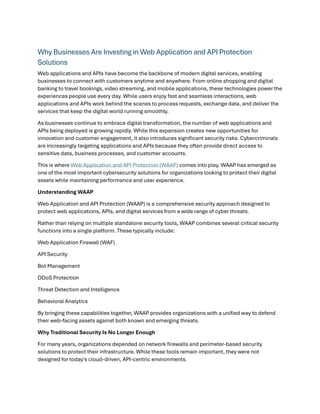 Comprehensive Guide to Web Application and API Protection (WAAP) for ...