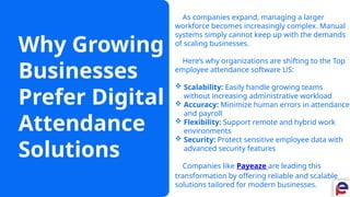 Why Businesses That Scale Faster Using Top Employee Attendance Software ...
