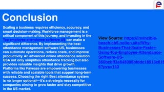 Why Businesses That Scale Faster Using Top Employee Attendance Software ...