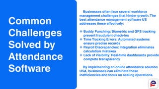Why Businesses That Scale Faster Using Top Employee Attendance Software ...