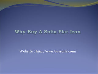 Website :  http://www.buysolia.com/ 