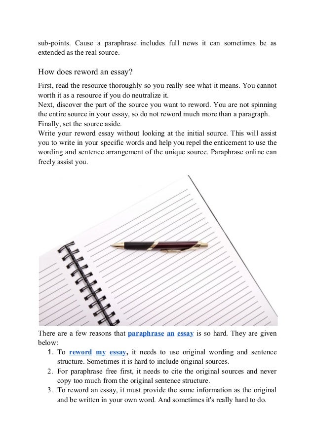 Article Rewriter | Essay Rewriter | Reword Tool website that rewords essays
