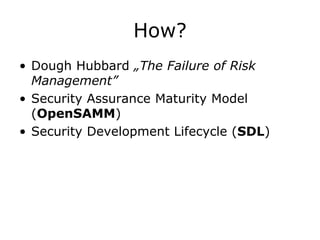 Why care about application security