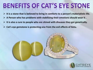 Why Cat s Eye Gemstone Is Recommended For Ketu | PPT