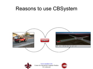 Reasons to use CBSystem 