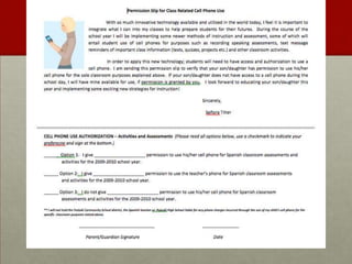 Keep them in the front of the room until you are going to use them.