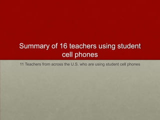 If you are referencing someone else in class, you must have their approval before posting or publishing.