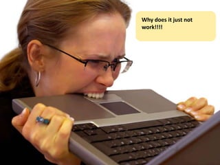 Why does it just not
work!!!!
 