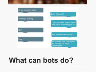 An Introduction To Chatbots | PPTX