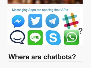 Where are chatbots?
 