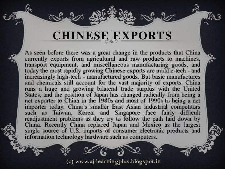 Why chinese products are so cheaper