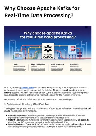 Why Apache Kafka is the Ultimate Choice for Real-Time Data Processing ...