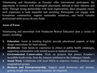 Why Choose Fundación Bolivar Education - Volunteering & Spanish School ...