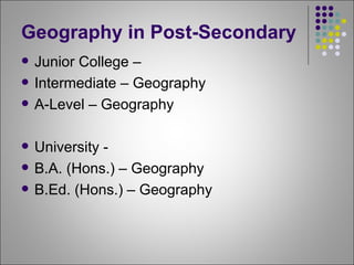 Why Choose Geography | PPT