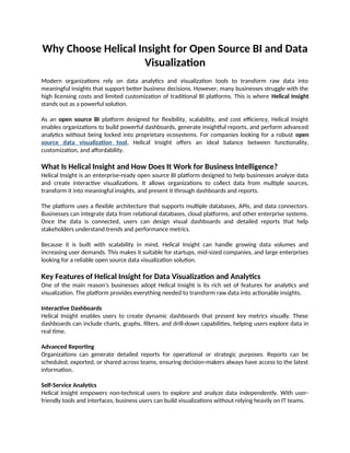 Why Choose Helical Insight for Open Source BI and Data Visualization.docx
