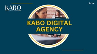 KABO DIGITAL
AGENCY
 