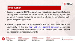 Why Choose Laravel Framework to Develop High-Performing Web Apps in ...