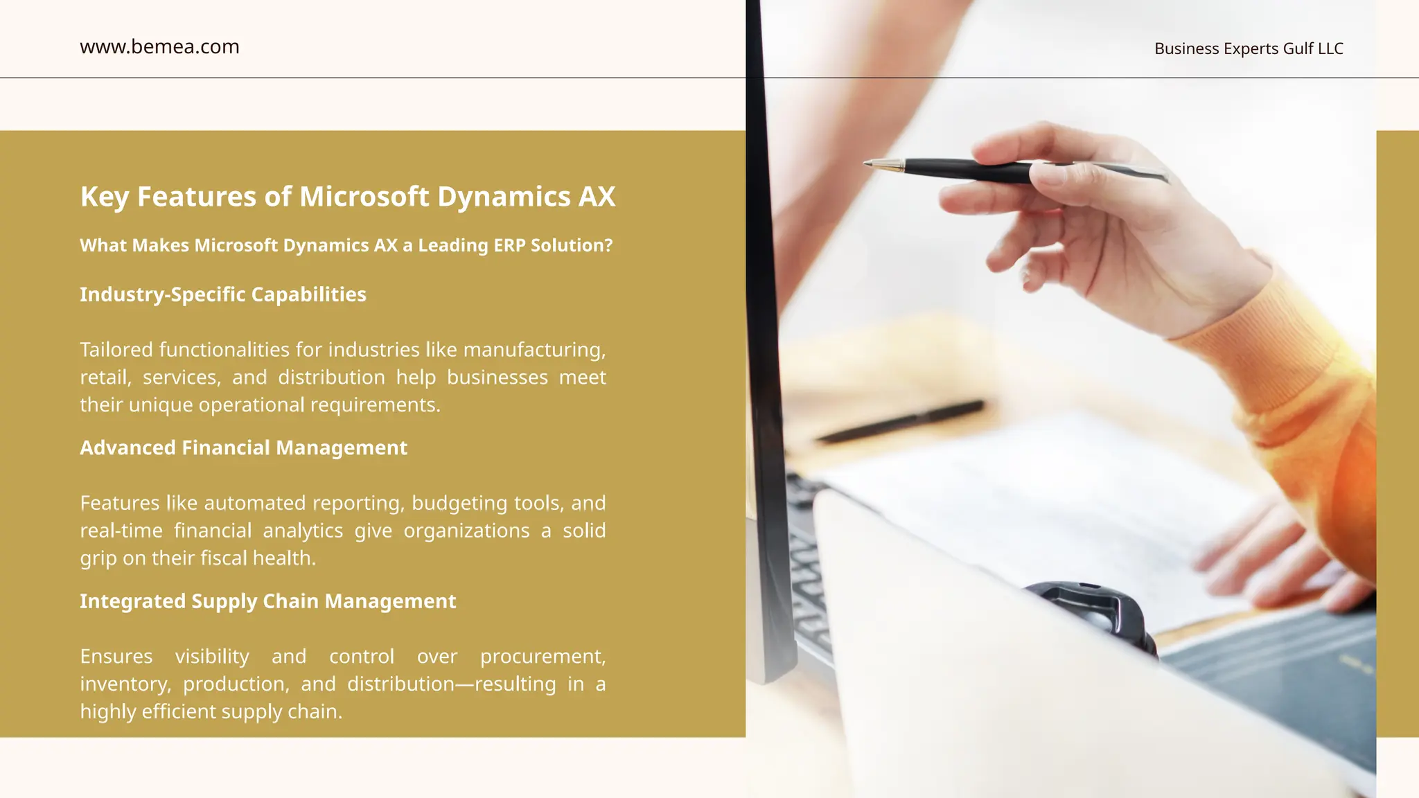 Why Choose Microsoft Dynamics AX? Features, Benefits, and Insights | PPT
