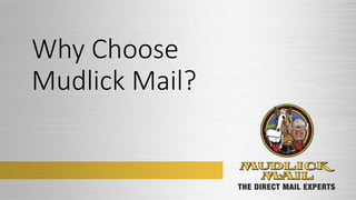 Why Choose 
Mudlick Mail? 
 