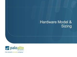 Hardware Model &
Sizing
 
