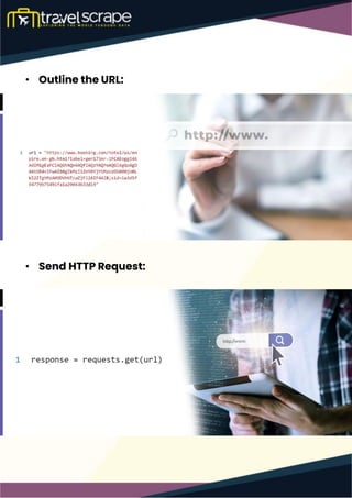 • Outline the URL:
• Send HTTP Request:
 