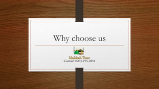Why choose us
Contact 0203-195-2851
 