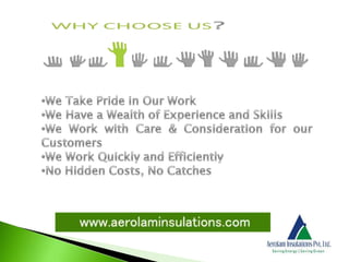 Why choose us for Insulation Material