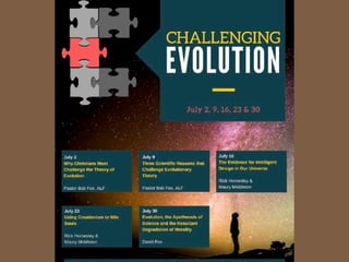 Why Christians Must Challenge Evolution