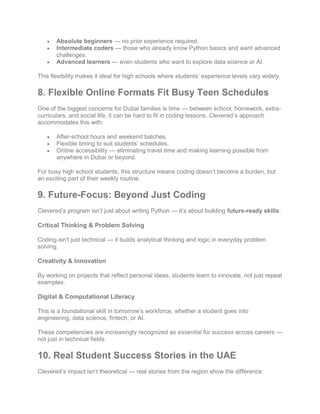 Why Clevered Is the Best Choice for Python Coding Programs for High ...