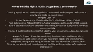 Why Cloud Managed Data Center Services Are the Future of Business | PDF