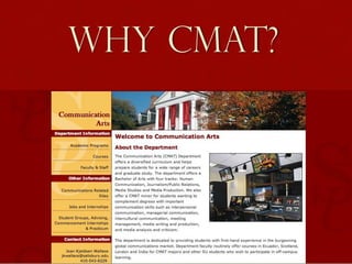 Why CMAT?
 
