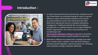 Why Companies Choose the Top Employee Attendance Software in the US.pptx