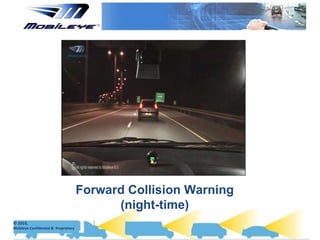 Forward Collision Warning (night-time) 