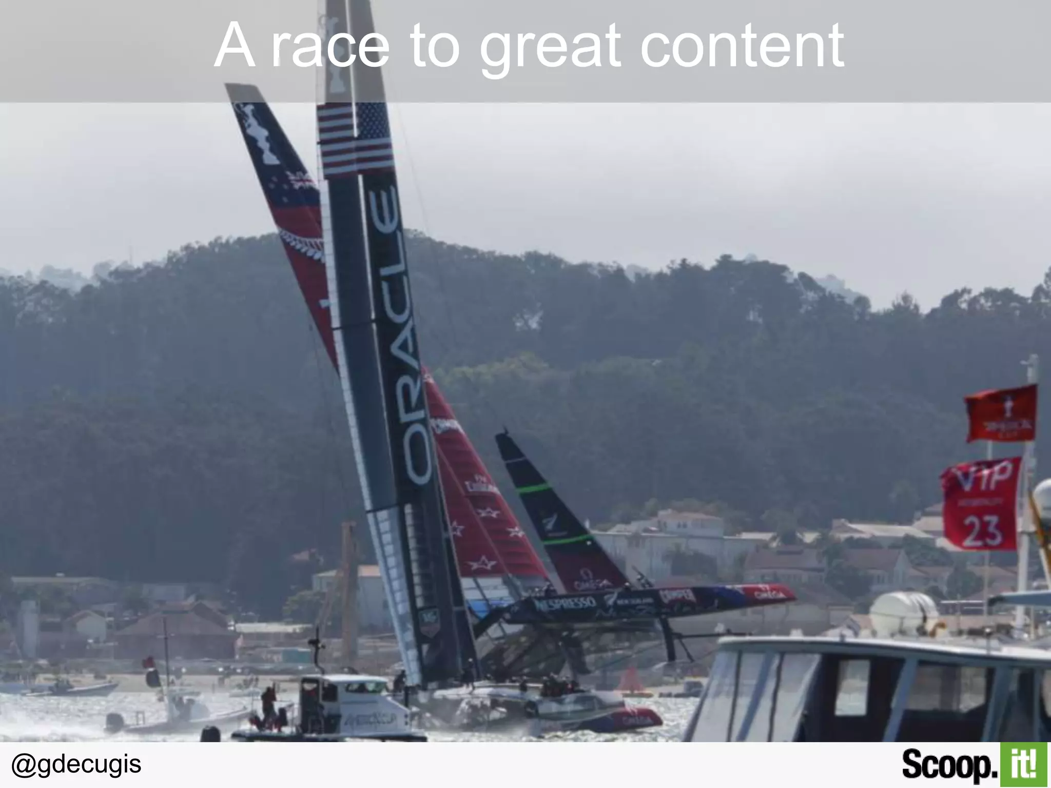 A race to great content

@gdecugis

 