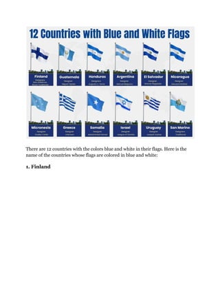 Flags In Blue Why Countries with Blue and White Flags Share Similar Meanings_ Hereβs ...