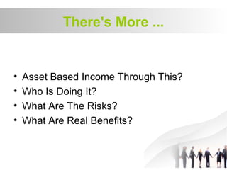 Why create An Asset Based Income | PPS
